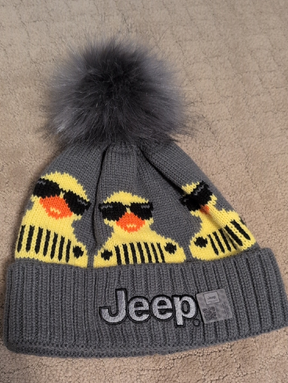Jeep Grey Beanie NWT